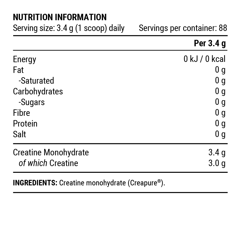 CREATINE MONOHYDRATE